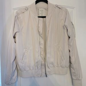 White Bomber Jacket